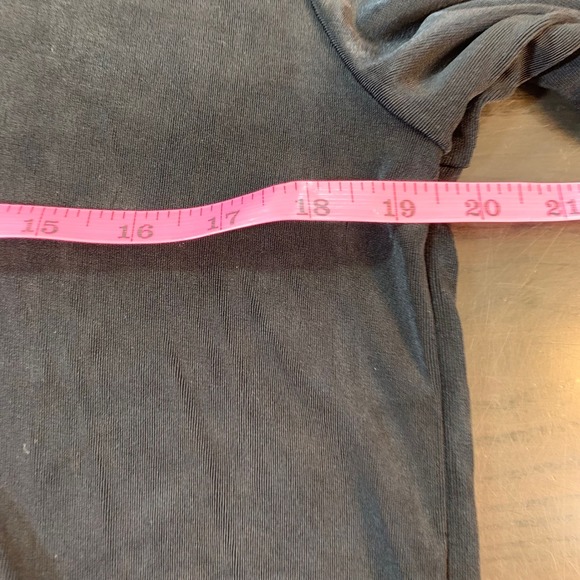 Y2K Glam‎ Cowl Neck Top M Black Rhinestones Vintage Stretch USA KLG & Co Travel - Picture 9 of 14